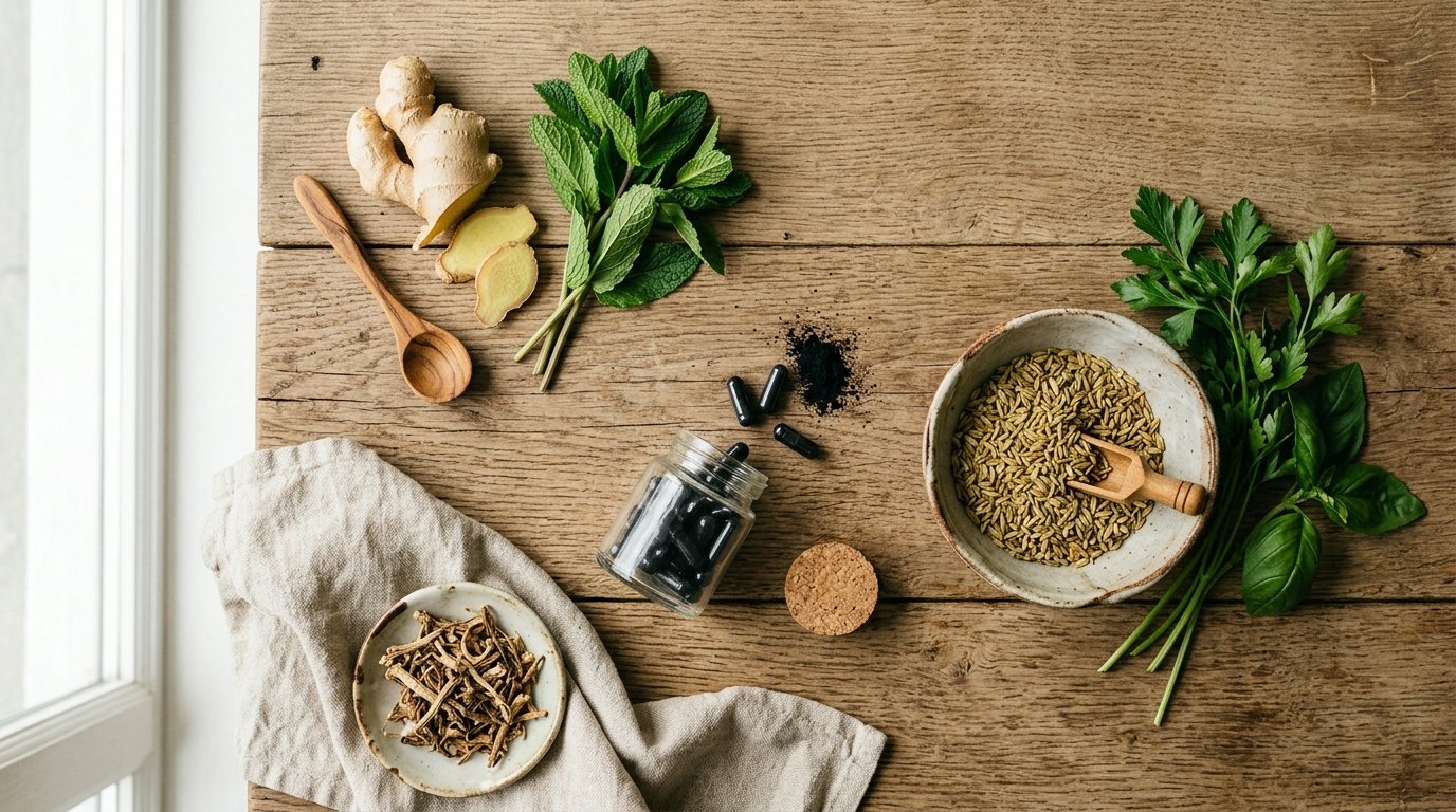 5 rimedi naturali gonfiore